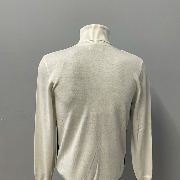 Lavane sweater turtleneck black/white knitted regular fit - Picture 3 of 3